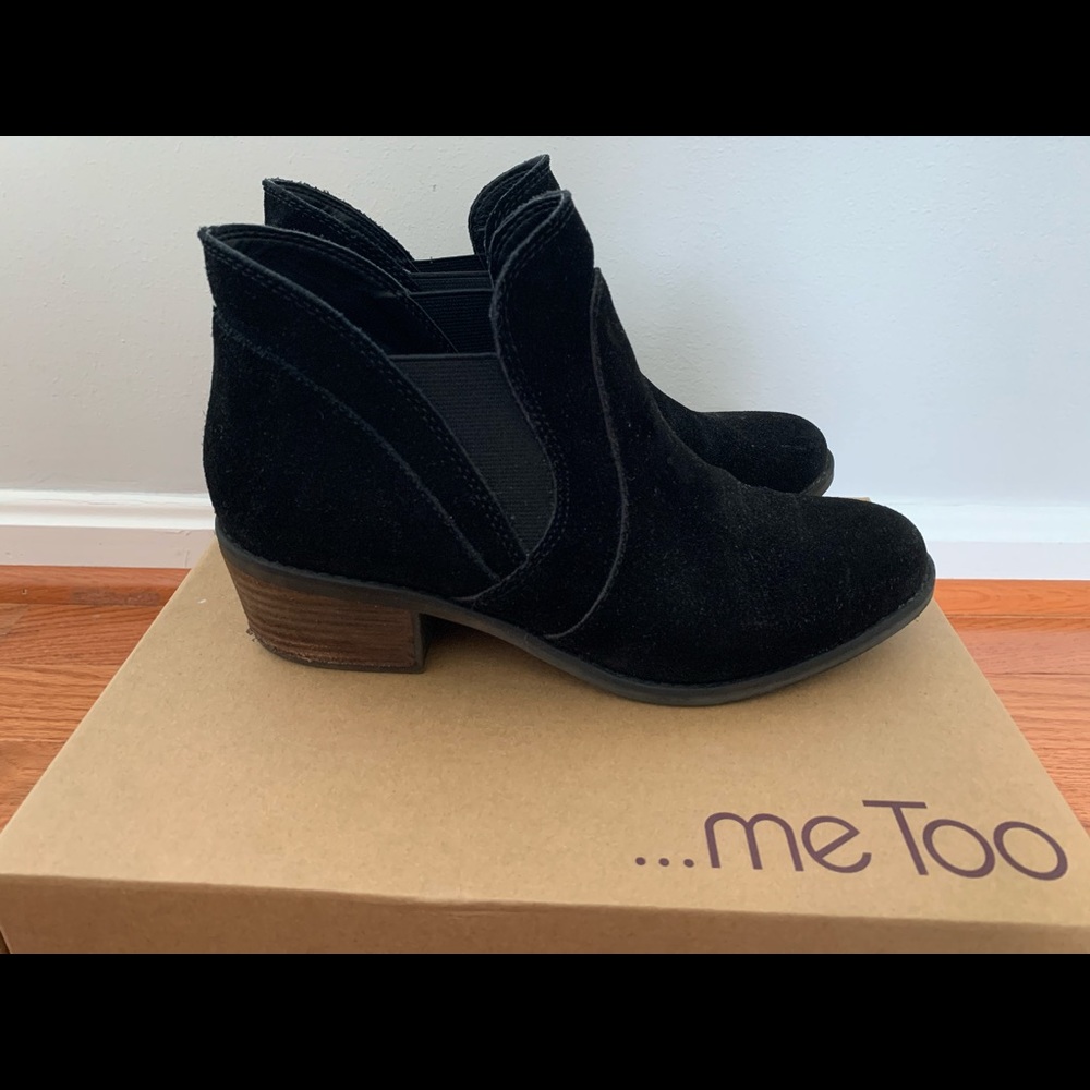 Black Chelsea Booties - Size 8 - Worn once!